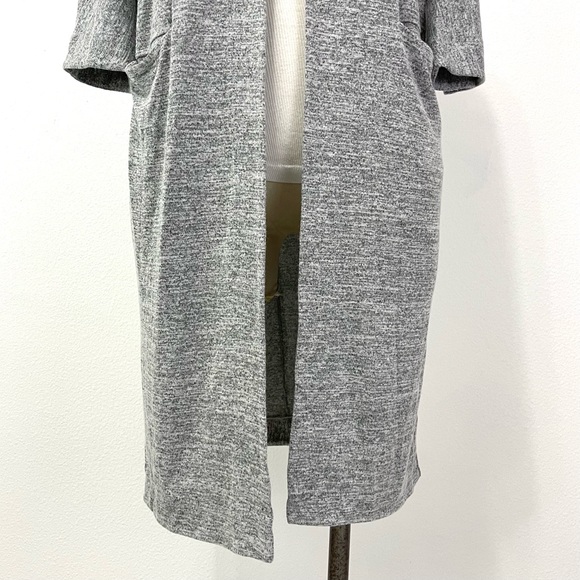 Aritzia- Wilfred Free Heather Gray Long Zlata Open Cardigan Size XS. - Picture 3 of 8
